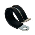 P Type Stainless Steel Insulated Rubber Hose Clamps EPDM Material