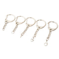55mm 60mm D Snap Hook Keychain Ring Bulk with Open Jump Ring Connector Screw Pin for Keyring and Sewing DIY Making Accessories