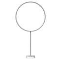 Aluminum Alloy 3.3ft Round Stand Build Shapes: Question Mark Moon Circle & Semi-Circle Flower Balloon Stand Event Decoration