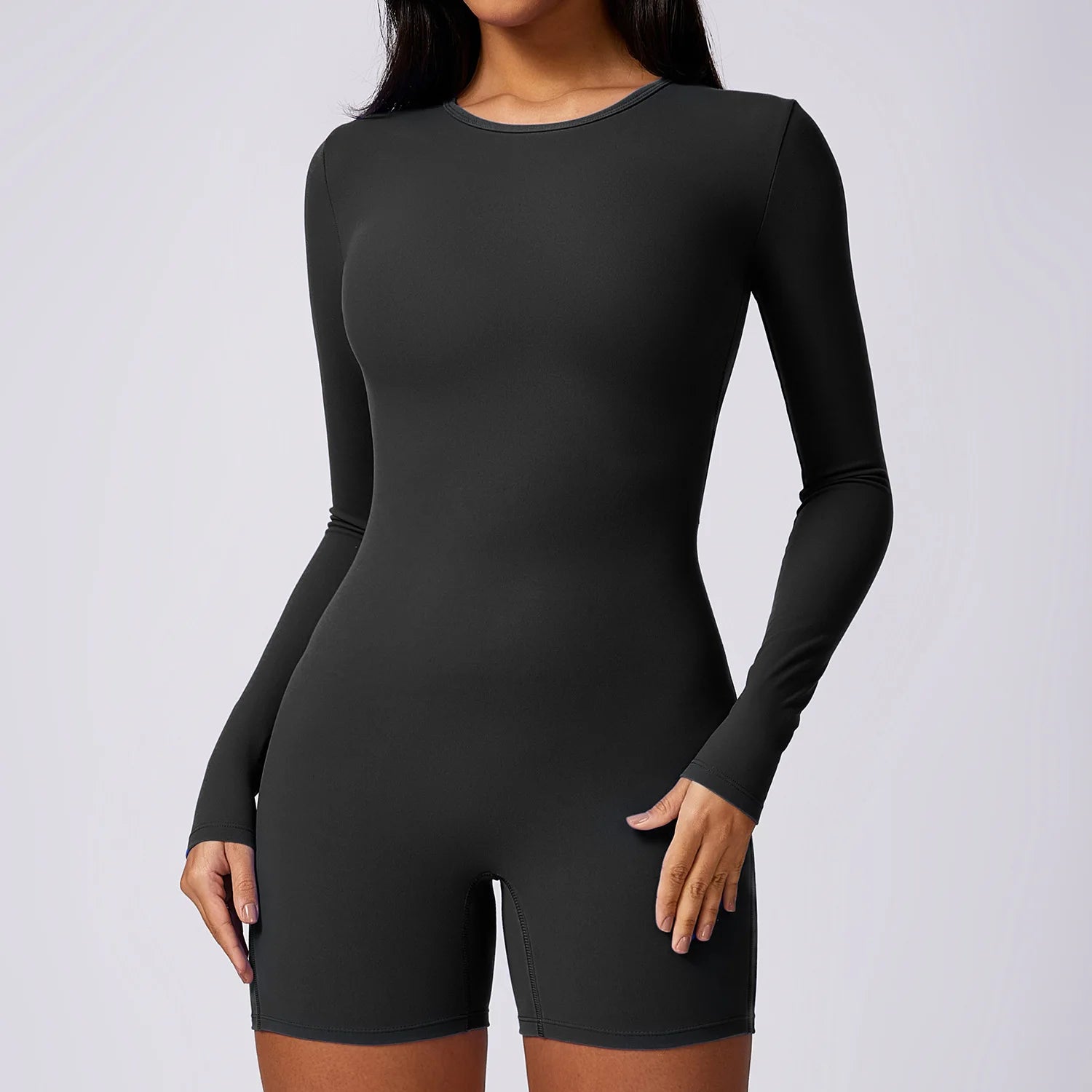 summer Plain Women's Pants Lady One Piece Jumpsuit Playsuit Short Sleeves Trendy Outfits Fitness Romper Bodysuit for Women