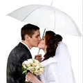 Hot Selling Wedding Umbrellas with Handle Windproof Stick Umbrellas Large Bubble Umbrella for Adults Kids Rain