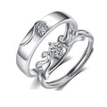 XJZ097 925 Sterling Silver Couple Ring Fashion High Quality for Women Men Moissanite Ring Wedding Jewelry Accessories Party Gift