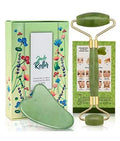 Skin Care Jade Roller GuaSha Kit Set with Custom Packaging Body Muscle Relaxing Guasha Therapy Beauty Tool