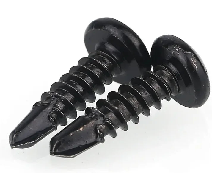 Galvanized DIN7504M 410 SS Stainless Steel Black Pan Head Cross Recessed Phillips Self-Drilling Screw Metric System