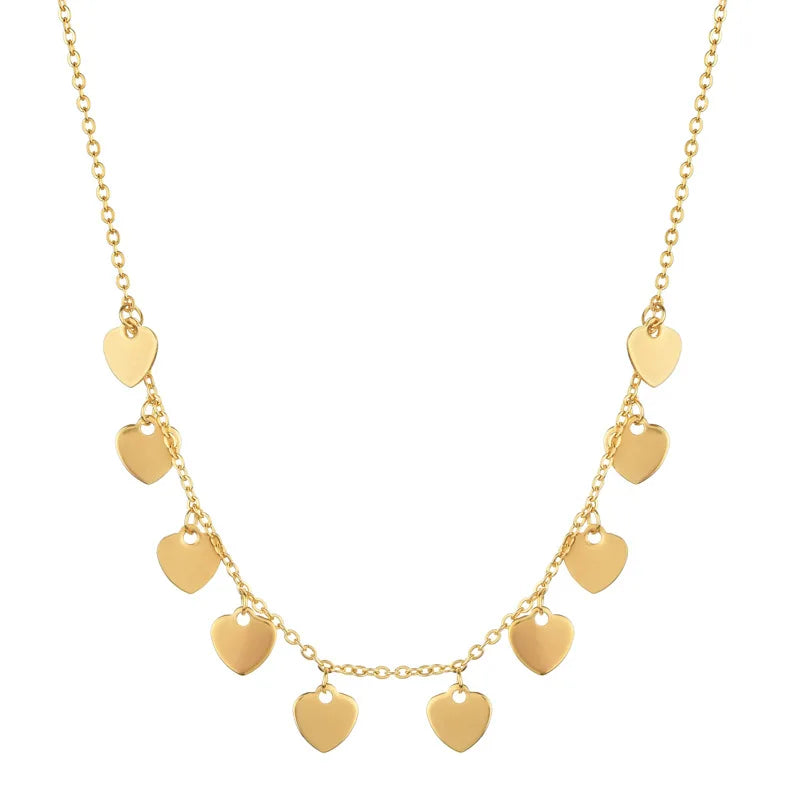 Fashion Popular Gift Stainless Steel Gold Plated Multi Crucifix Cross Jewelry Necklace for Women MegaBDM