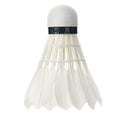 Durable Professional Level 78 White Badminton Shuttlecock International Tournament Standard Goose Feather Ball for Sports