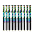 Huhao Carbide End Mill for Cutting Chipboard up and Down Milling Cutter 3.175/4/5/6/8/10mm Woodworking Tool