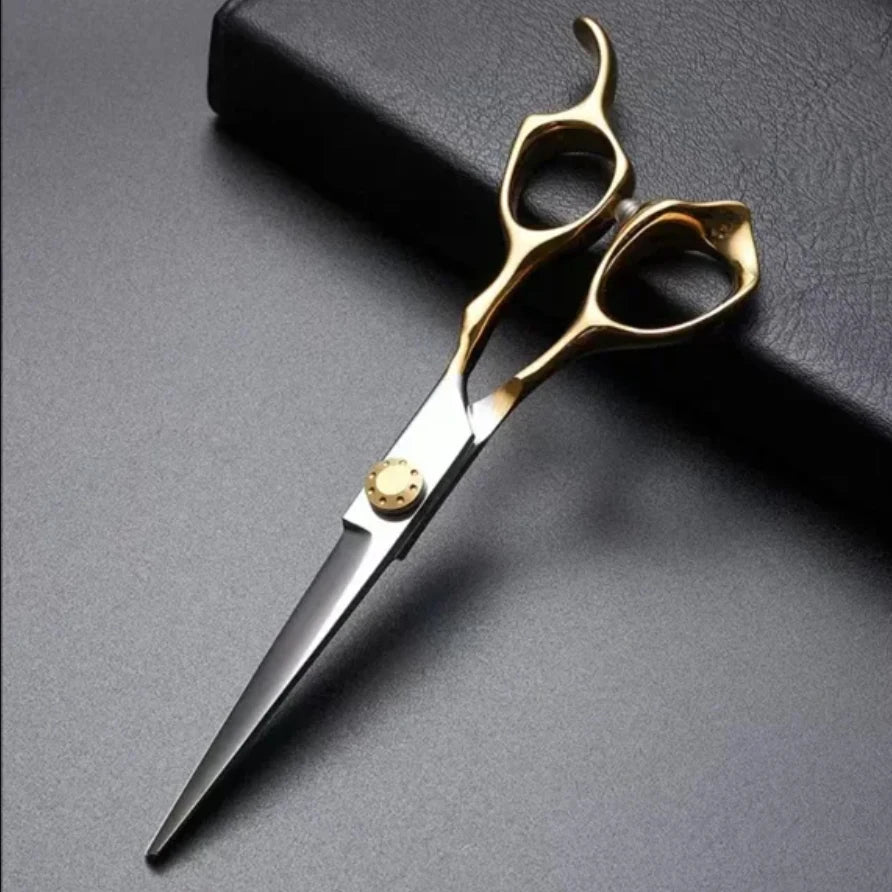Professional Salon Hair Cutting Scissors 6.0 Inch Ultra-Sharp Ergonomic Thinning Shears for Right/Left Hand Stylists & Barbers