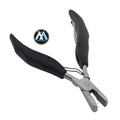 Professional Fusion Bond Crusher Tool Stainless Steel Keratin Flat Tip Pre-Bonded Hair Extension Hair Hair Extension Tools