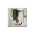 Made In Germany - Home Decor Canvas Picture Abstract Art Modern - Wall Painting Mural In Beige And Grey - Stretcher Frame Art