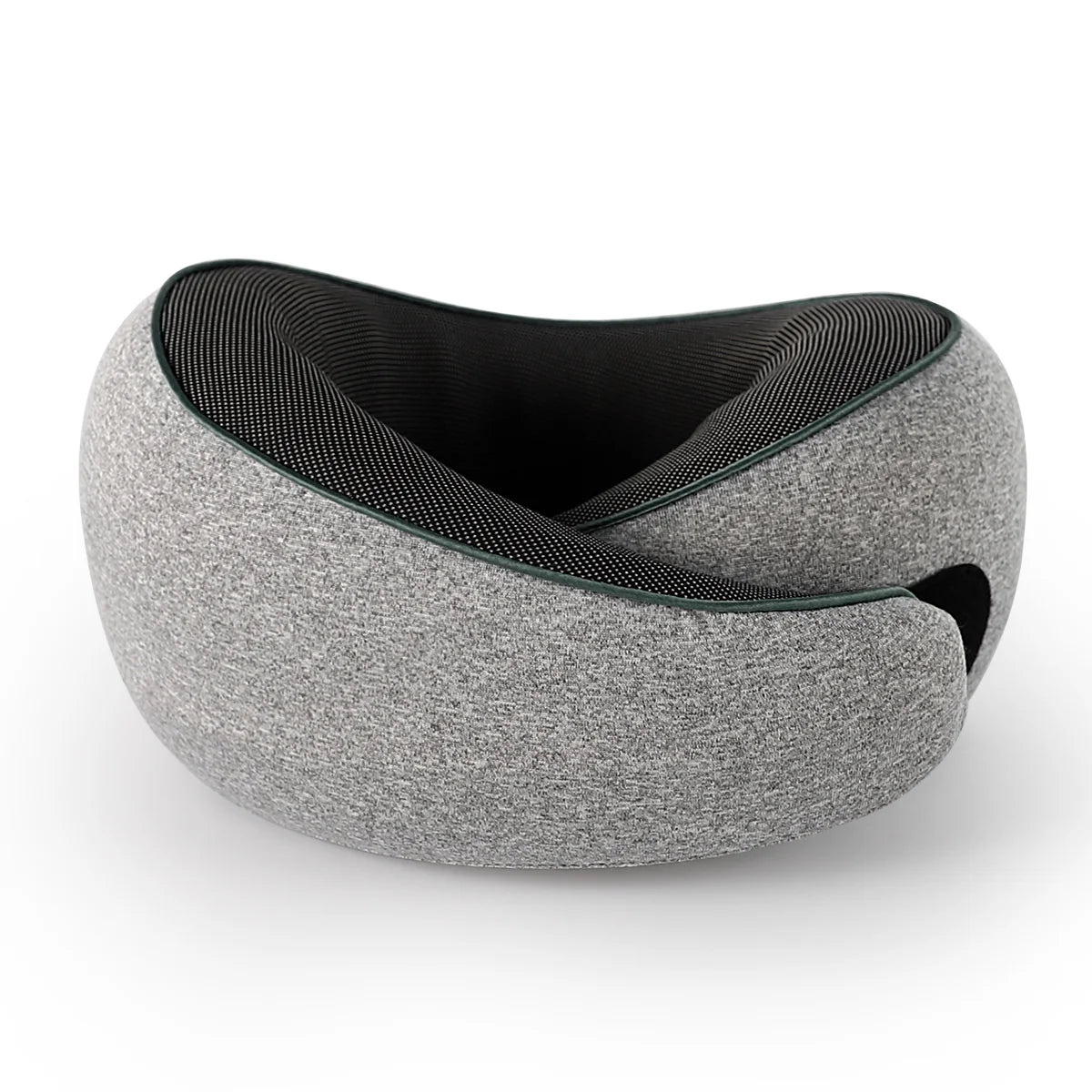 O-Shaped Ergonomic Soft Memory Foam Pillow Portable Travel Neck Pillow  Cushion for Aircraft Office Car Camping Nursing