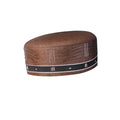 Premium Wholesale Custom Barka Kufi Hat Breathable Fabric Islamic Muslim Prayer Caps Customized Logo Traditional Mens Namaz Topi