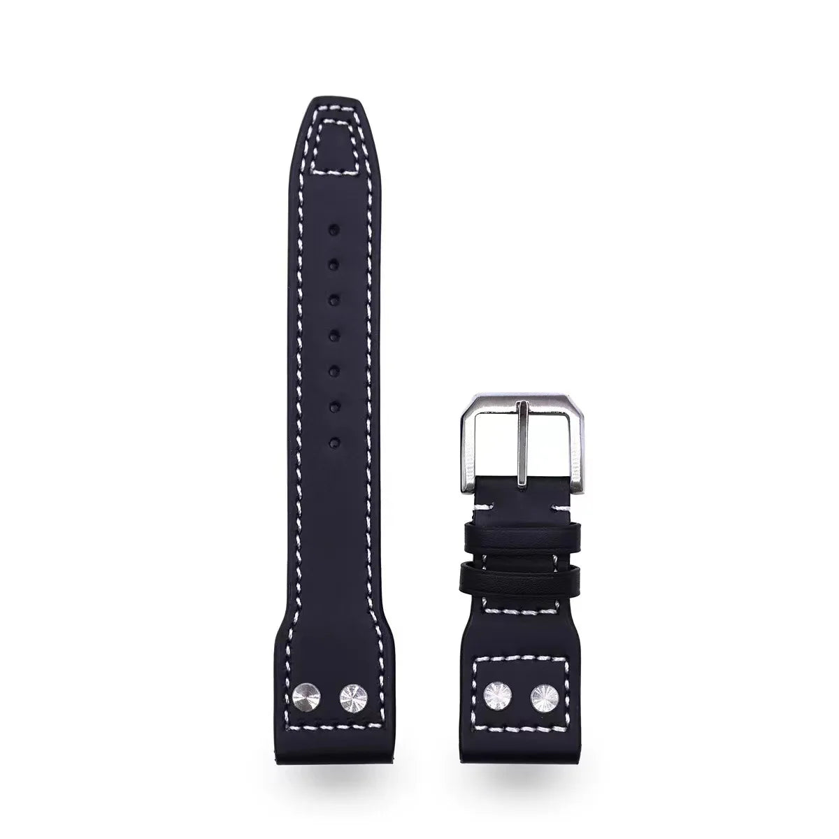 Blue First-Layer Cowhide Watch Strap - Compatible with IWC Big Pilot Little Prince Series