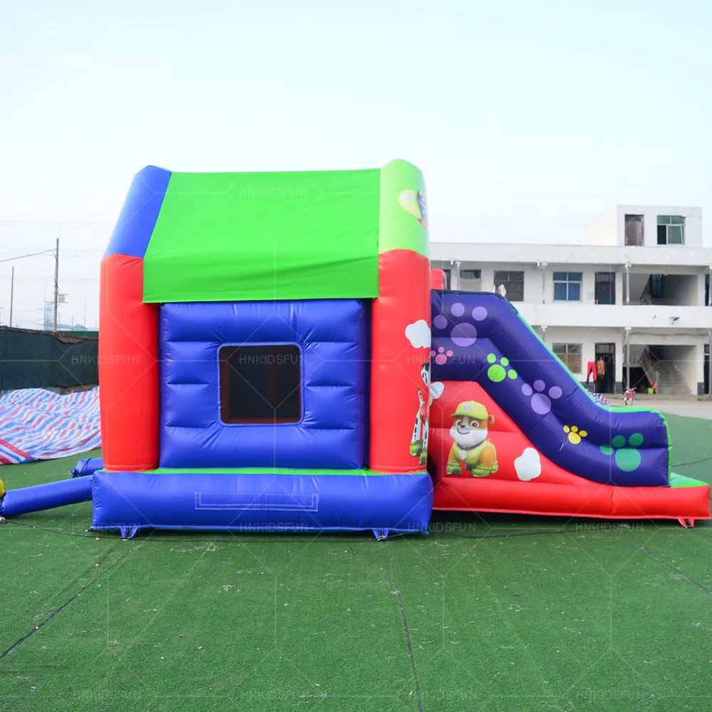 Inflatable Castle Party Rental Outdoor Blue Bounce Jumping Bouncy House PVC Inflatable Bouncing Jumper Inflatable Castle Bouncer