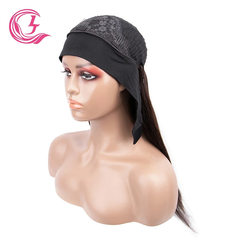 CLJhair Grade 12A Brazilian 100% Virgin Human Hair Wig Straight with Headband Wholesale Cheap Low Price