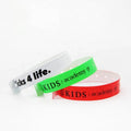 Custom High Quantity Water Proof Pvc Vinyl Disposable Entertainment Id Wristbands for Kids