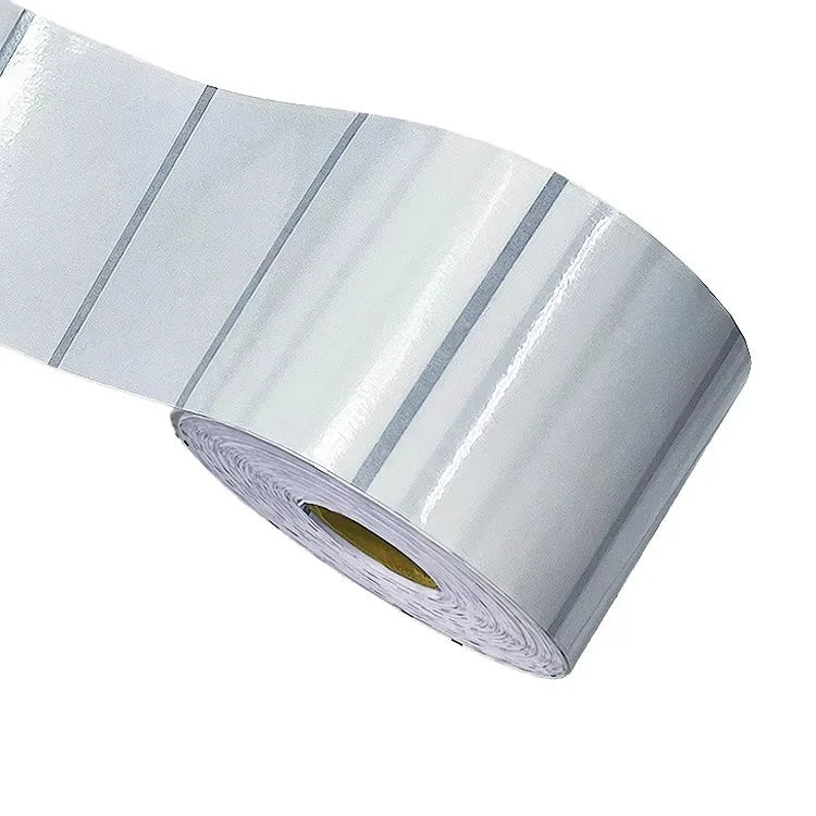 4x6 Transparent Adhesive BOPP Labels Rolls Waterproof Eco-Friendly Heat-Resistant Barcode Thermal Transfer Industrial Printing
