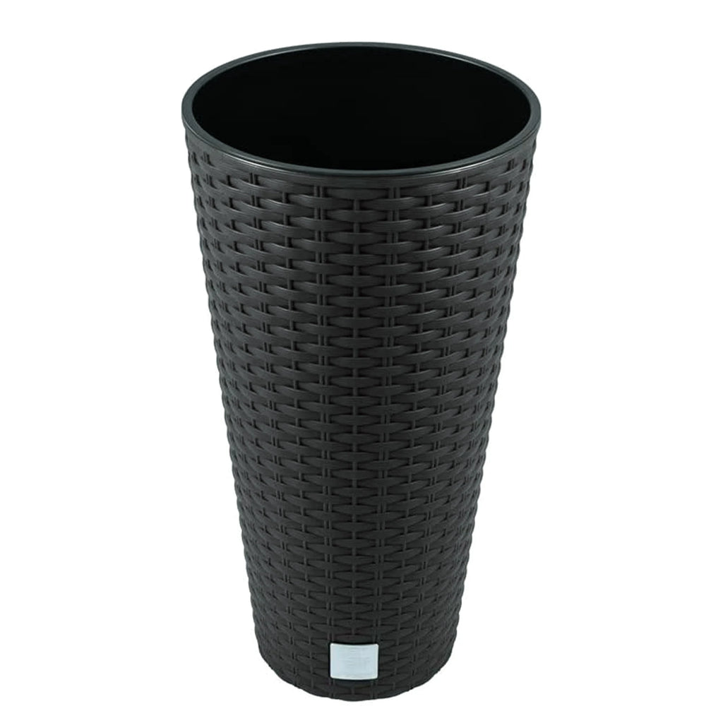 Rato 15.5 liter pot with insert 25 x 25 x 47.6 cm in anthracite color