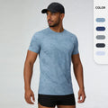 Men Cool Printed Quick Drying Ropa Deportiva Para Hombres Crew Neck Sports Training Men's Short Sleeve T-shirt