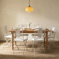 European Iron Metal butterfly Fold Chairs Garden Furniture Resin Foldable Chairs for Event Wedding Party Restaurant Outdoor