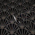 Germany Made Modern Geometric Black Bronze White Non Woven Vinyl Wallpaper Rolls-Light Resistant for Living Room Bathroom Hotel