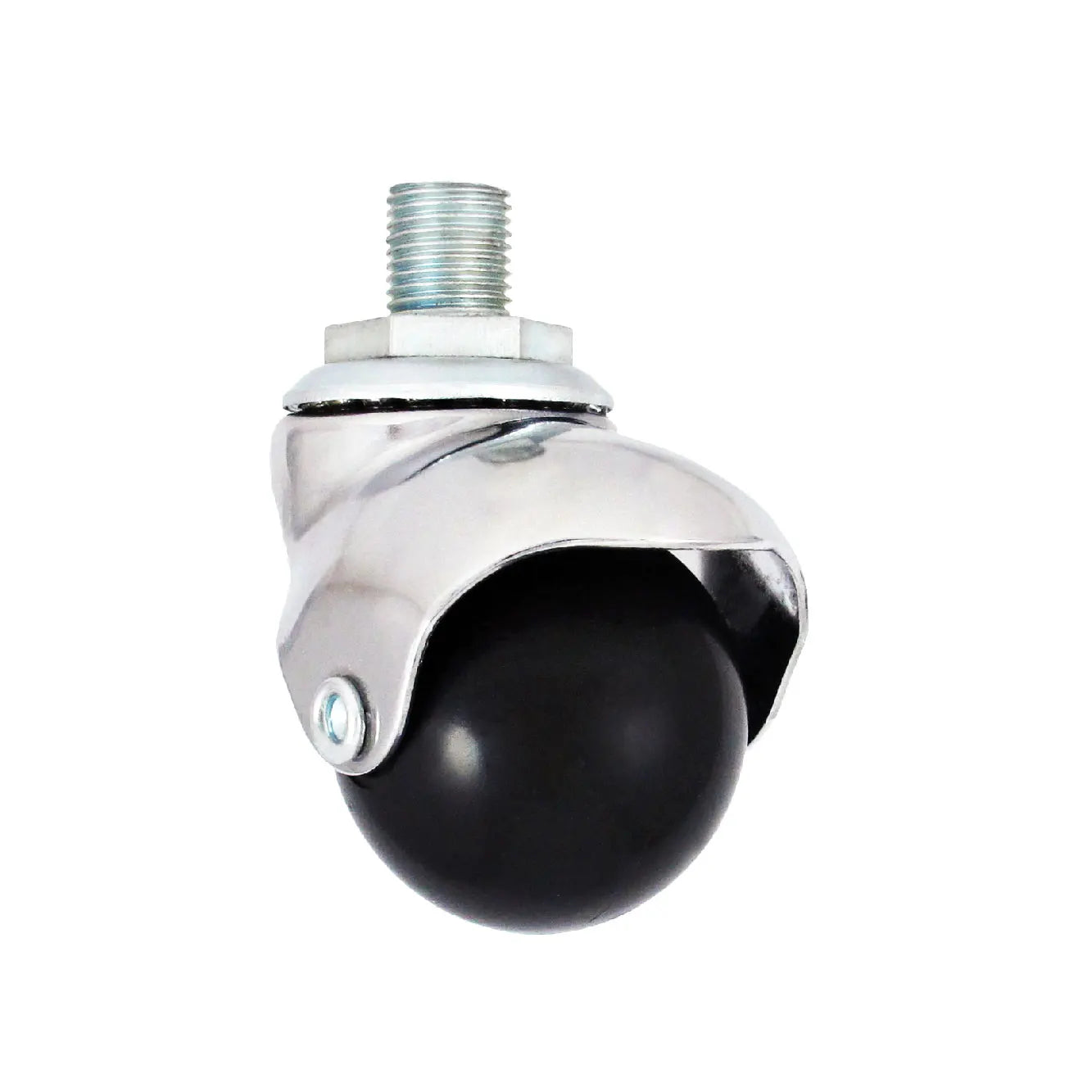 M12 Threaded 40mm Polypropylene Ball Caster Wheel for Bathroom Hotel Living Room Outdoor More! for Hospital Warehouse Use
