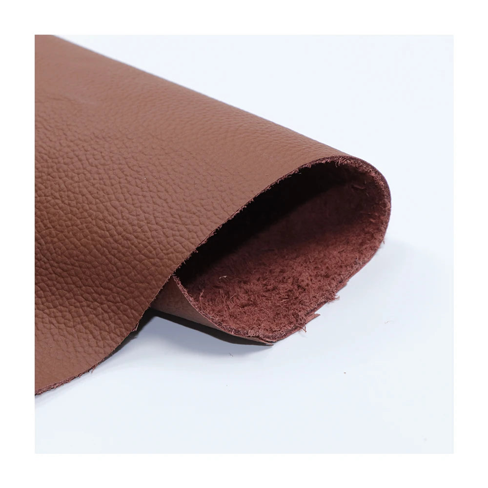 Sustainable and Sheer High Quality Split Cow Leather for Luggage with Finished Pattern