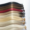 Russian Remy Top Human Extensions Light Color Smooth Tangle-Free Customizable Single Weft Nano Tip K Tip 2-3 Year Lifespan Dyed