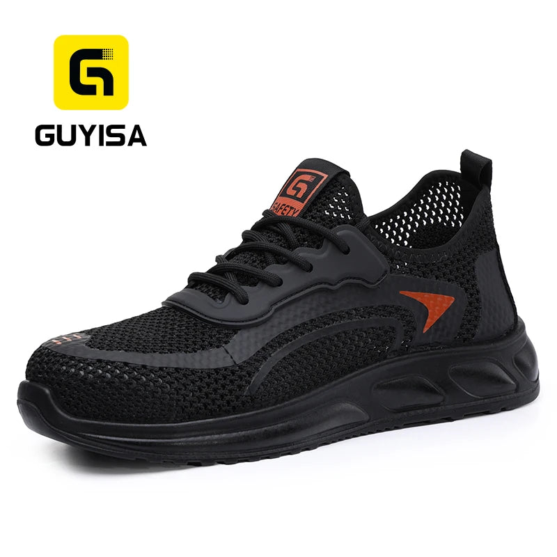 GUYISA Fashion Safety Shoe Outdoor Sports Steel Toe Safety Work Shoes