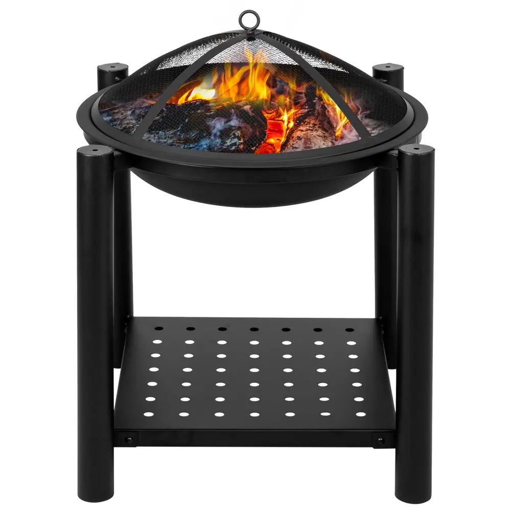 New Product Adjustable Height Patio Bbq Grill Backyard Garden Picnic Fire Pit Steel Fire Pit Bowl
