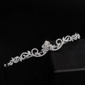 JR MOQ 2pcs Wholesale Jewelry Women Hair Accessories Cubic Zirconia Floral Brass Metal Crown for Wedding Fast Delivery
