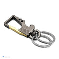 Custom Logo Metal Keychain Beer Bottle Opener Multifunctional Keychain