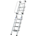Multi Functional Heavy Duty Apartment Use 6 Steps Modern Aluminum Foldable Ladder with Multi-Position Design