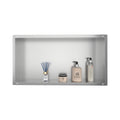 Ready to Ship From USA 12x24 Inch Frameless Recessed Shower Niche Brushed Stainless Steel