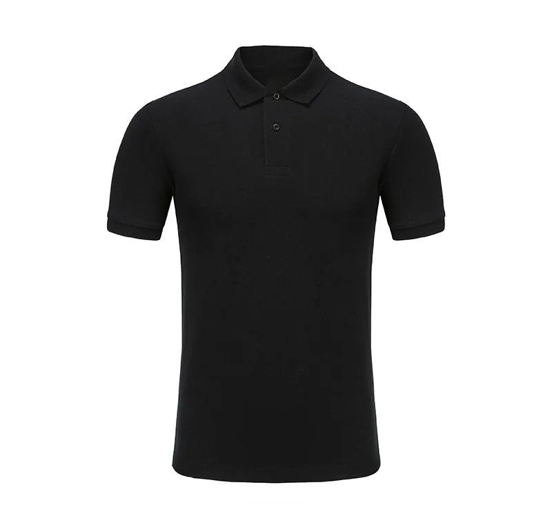 OEM custom logo embroidery printed design  200g shirt lapel short sleeve men's work clothes custom printed POLO shirt