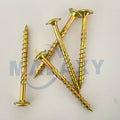 Straw Rope Nail Wafer Head Chipboard U Double Thread Wood Construction Screws T17