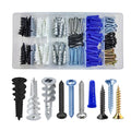 Heavy Duty Stainless Steel Carbon Steel Zinc Black Self-Drilling Drywall Anchors Assortment Kit Expansion Screws