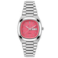 Fenyi Wholesale Fashion Luxury Simple Business Casual Calendar Candy Color square Plate Steel Belt Quartz Watch for Women