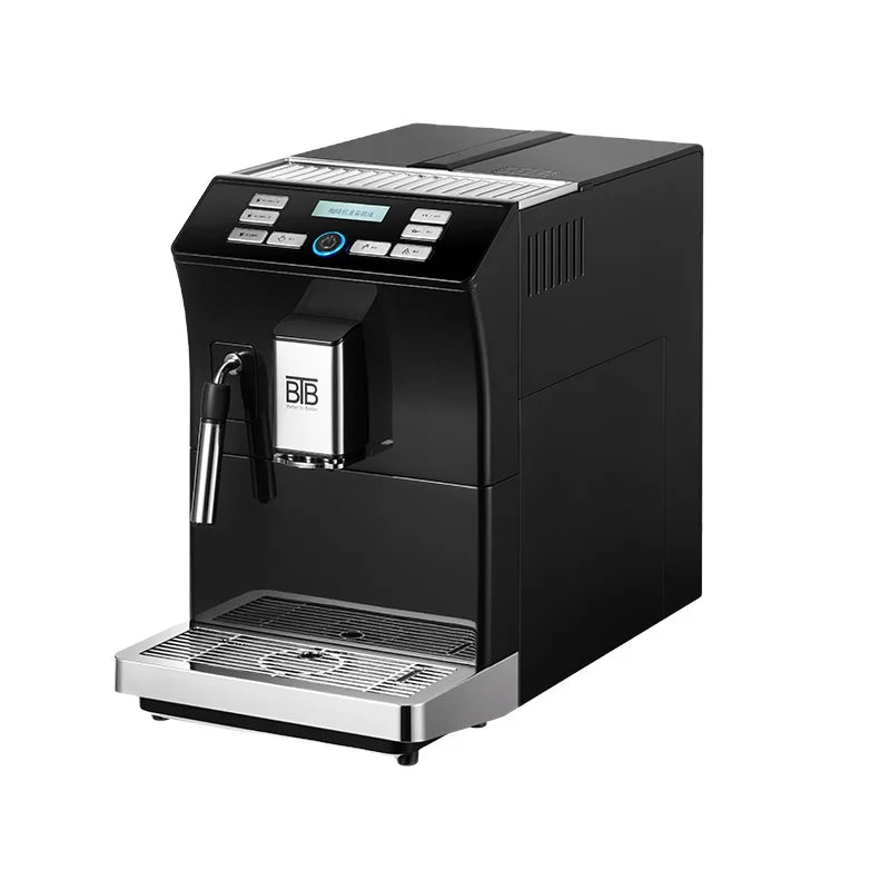 Hot Selling BTB-205 Electric Espresso Coffee Machine Household Fully Automatic Coffee Maker Cup Warmer Function 1 Year Warranty