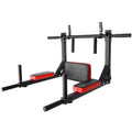 Multifunctional Wall Mounted Pull up Bar Chin up bar Dip Station Power Tower Set Training Fitness Dip Stand Supports to 440 Lbs