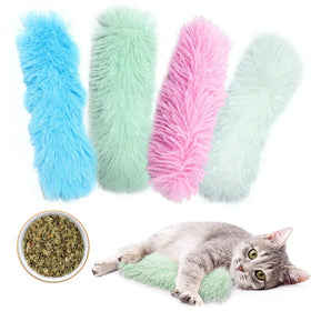 Cat Interactive Toys Plush Pet Toys Cat Nibbles Catnip Sleeping Pillow