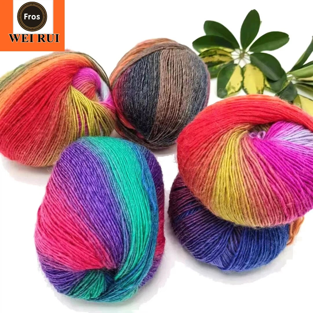 Cashfeel Australian Merino Fingering Wool Silk Knitting Yarn Superfine Hand Knitting Wholesale 100% Australia Merino Wool Yarn
