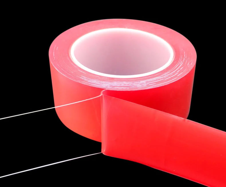 Strong Acrylic Adhesive Reusable Packaging Tape Nano Double Side Adhesive Tape for Home Decoration Use