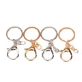 HOT Key Ring Classic Custom Plated Lobster Clasp Key Hook Key Chain Jewelry Making for Keychain Lobster Clasp Trigger Keyring