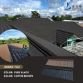 Aluminum Metal Shingle Stone Coated Steel Tile UV Resistance Roofing Shingles on Sale