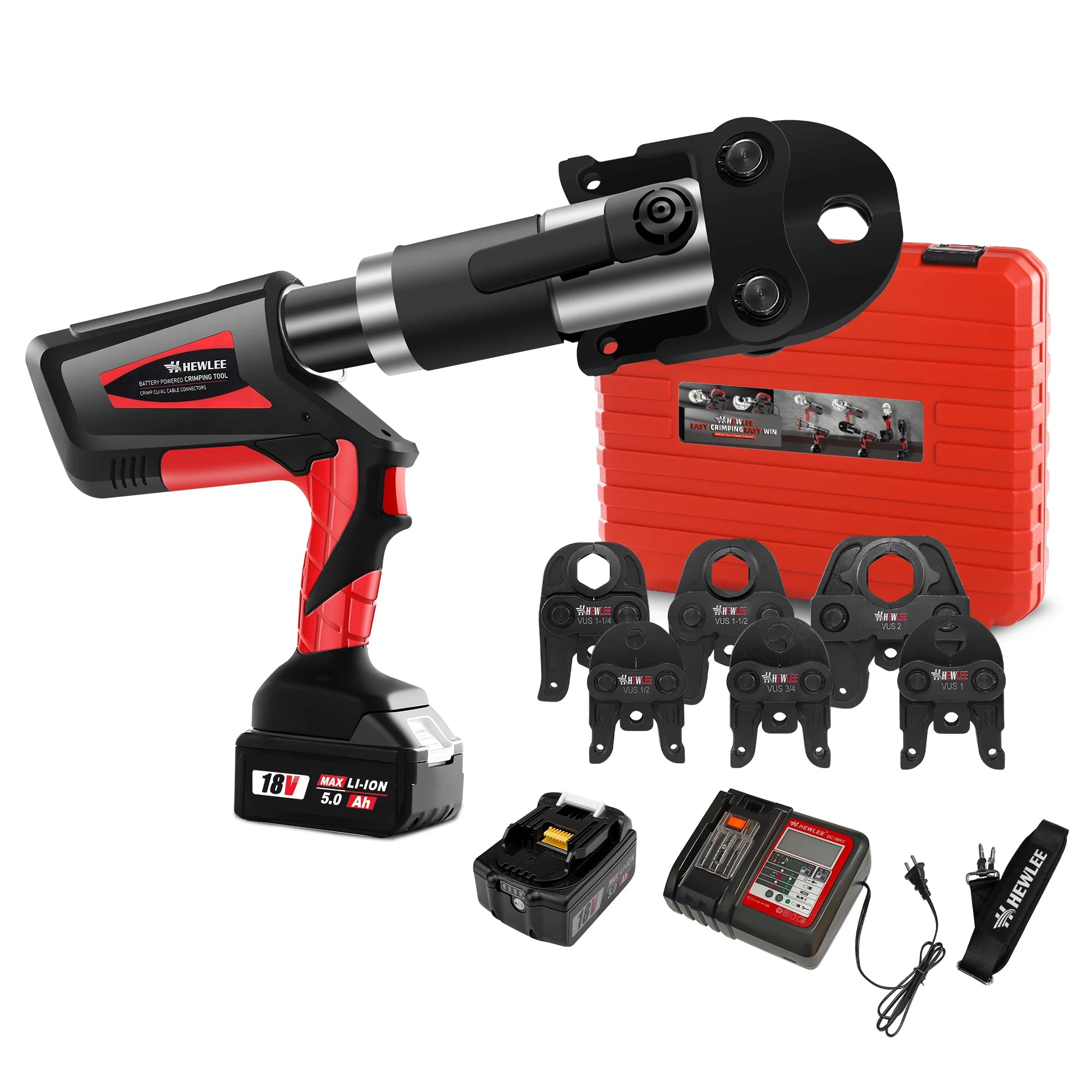 HL-1550B Electric Gun Type Crimping Stainless Steel Pex Gas Pipe Crimping Machine Carbon Steel Copper Pipe Crimping Tool