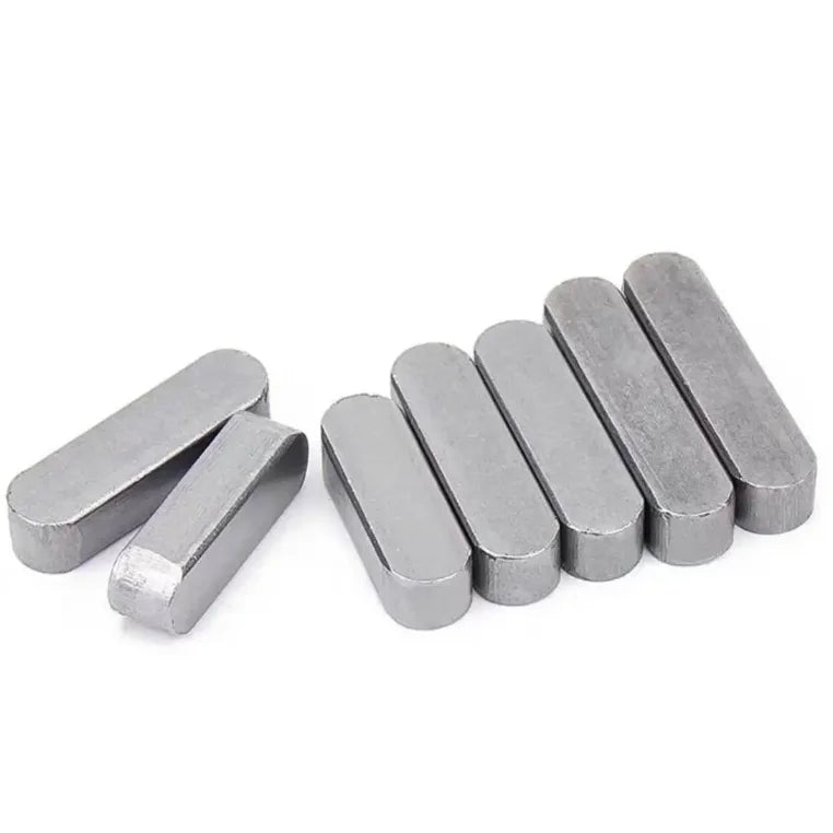 Hot Selling DIN6885 AB Stainless Steel 304 Best Price Double Round Square Ends Flat Parallel Machine Shaft Zinc Alloy Material