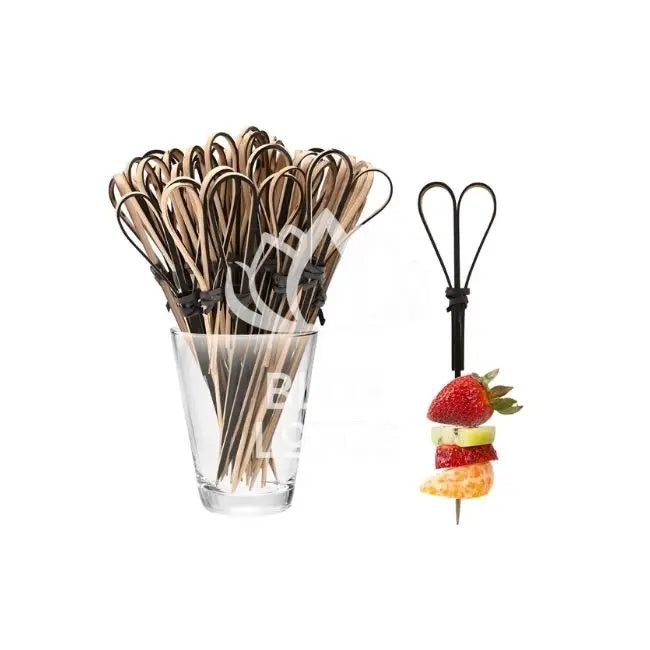 BEST Premium Handmade Bamboo Party Picks  Unique and Natural Skewers for Finger Food Cake Fruit and Dessert Decoration