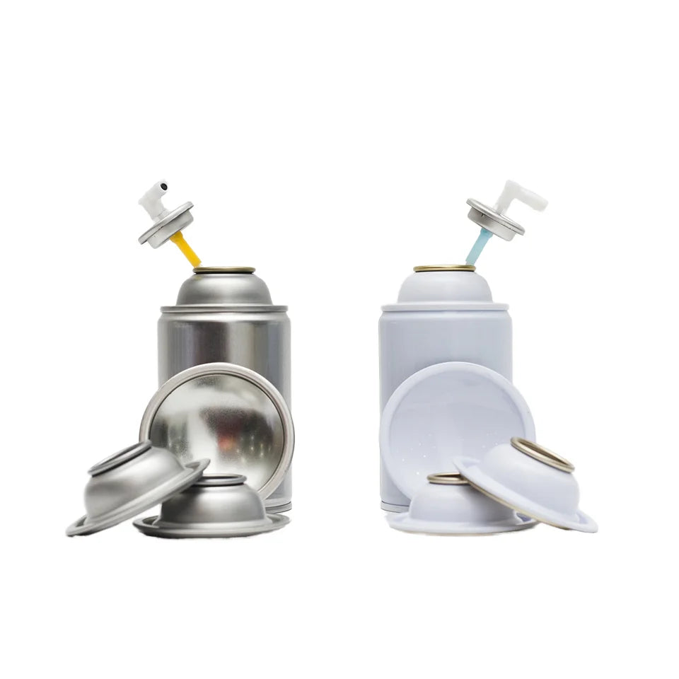 Customized logo Print Empty Spray Can 65x100mm 250ml Metal Tin Aerosol Tin Can for air Freshener Spray and Aerosol Valves