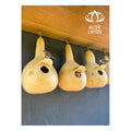 HOT SELLING Hand - Carved Gourd Bird Nests: Bring Natural Charm to Any Outdoor Space. Easily AVAILABLE - BLUE LOTUS
